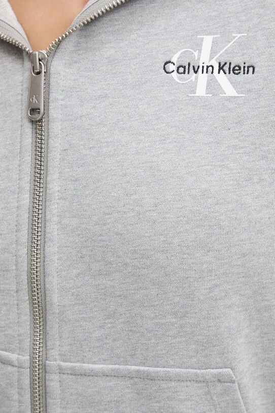 Mikina Calvin Klein Jeans LV047B270G sivá