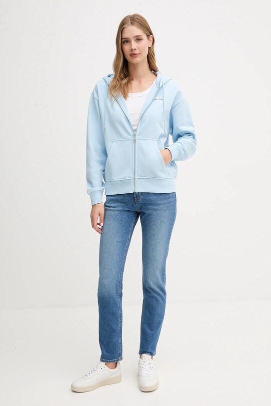 Calvin Klein Jeans bluza LV047B270G niebieski SS25