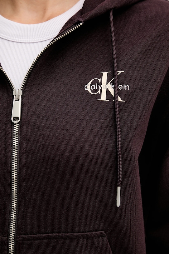 Calvin Klein Jeans bluza LV047B270G brązowy