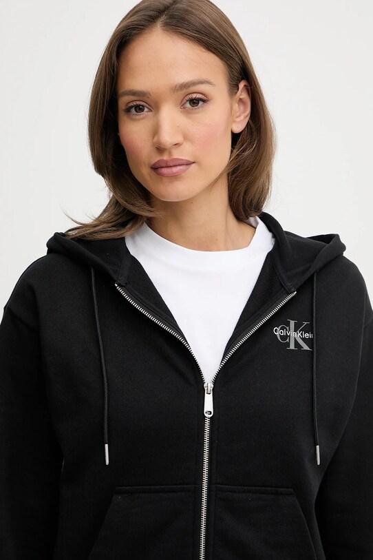 Îmbrăcăminte Calvin Klein Jeans bluză LV047B270G negru