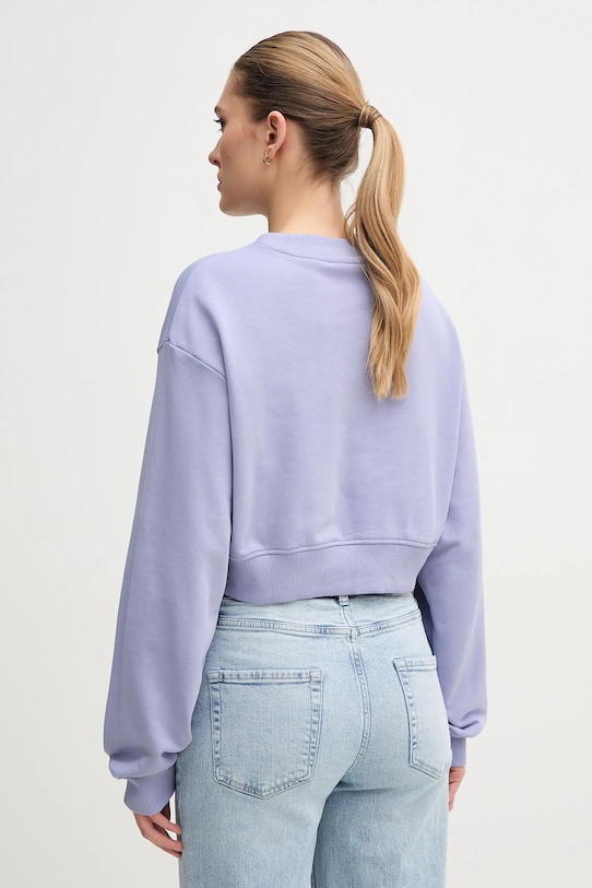 Одяг Бавовняна кофта Calvin Klein Jeans J20J225544 фіолетовий