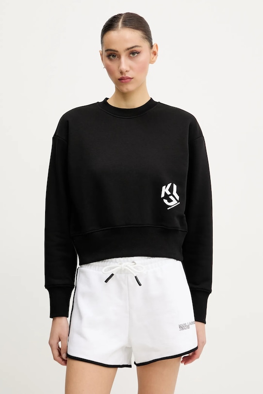 Karl Lagerfeld Jeans bluza print negru A2W20052