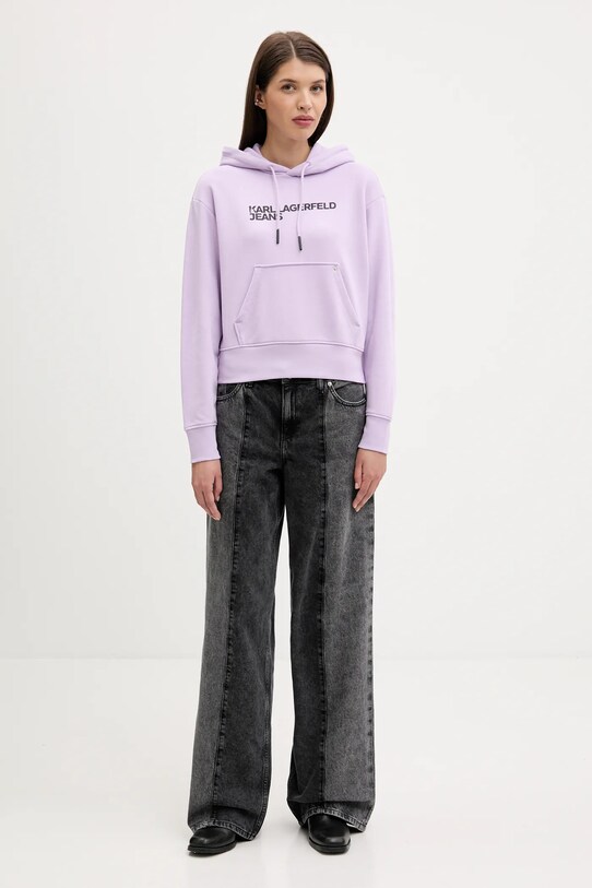 Karl Lagerfeld Jeans bluza A2W20053 fioletowy SS25