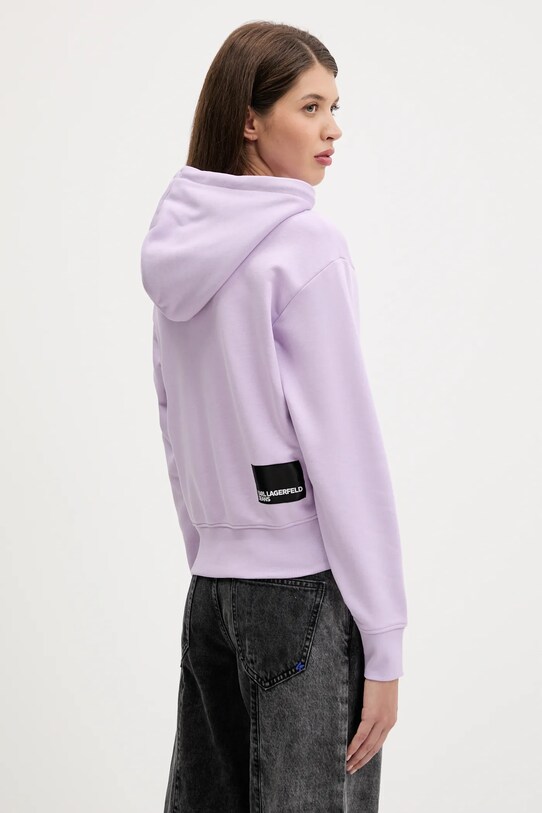 Odzież Karl Lagerfeld Jeans bluza A2W20053 fioletowy