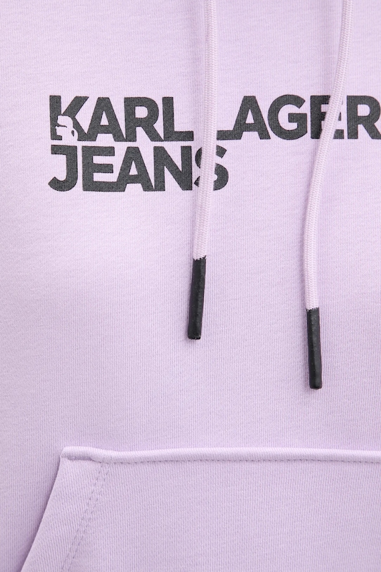 Mikina Karl Lagerfeld Jeans A2W20053 fialová