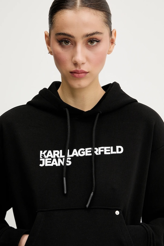 Karl Lagerfeld Jeans bluza negru A2W20053