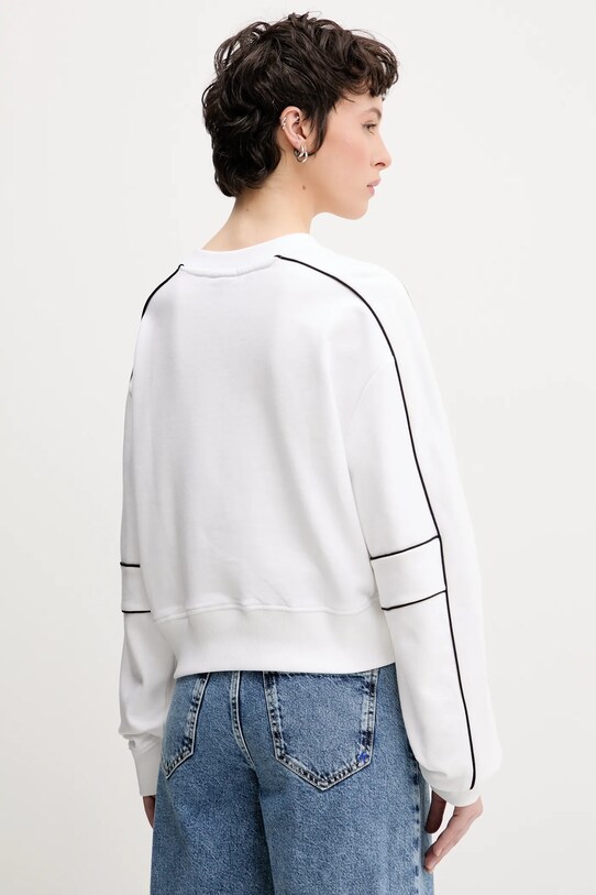 Oblečenie Bavlnená mikina Karl Lagerfeld Jeans A2W20016 biela