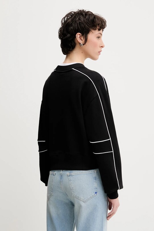 Îmbrăcăminte Karl Lagerfeld Jeans hanorac de bumbac A2W20016 negru