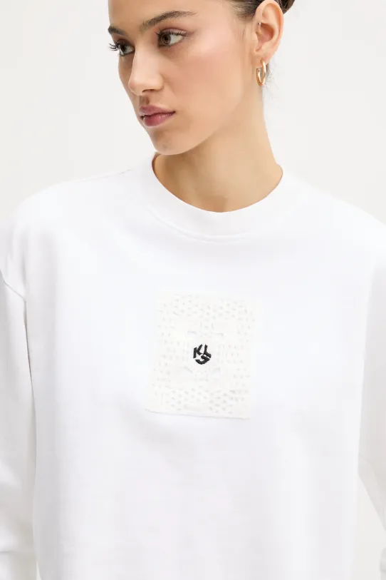 Karl Lagerfeld Jeans bluza bawełniana biały A2W20018