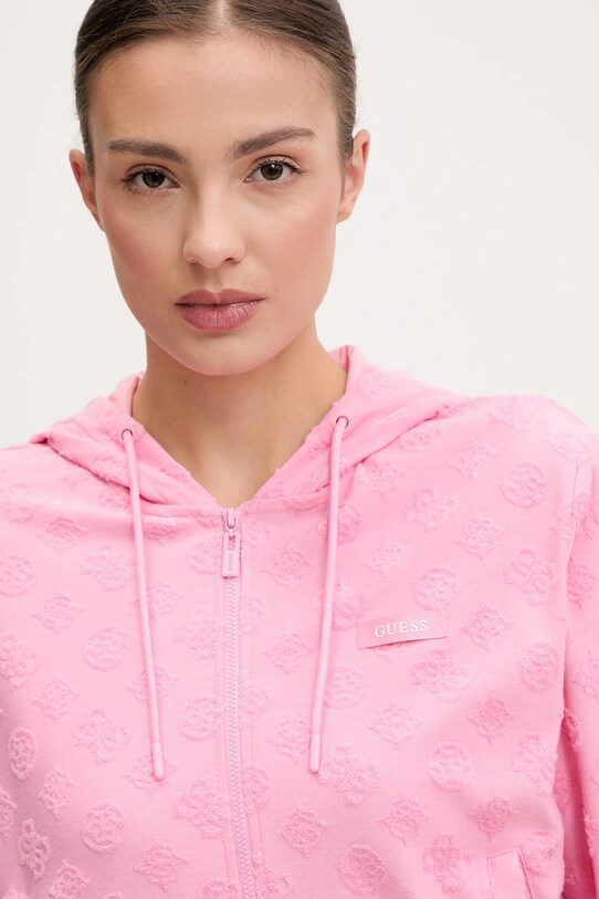 Mikina Guess PEONY ružová V5GQ00.KCT02