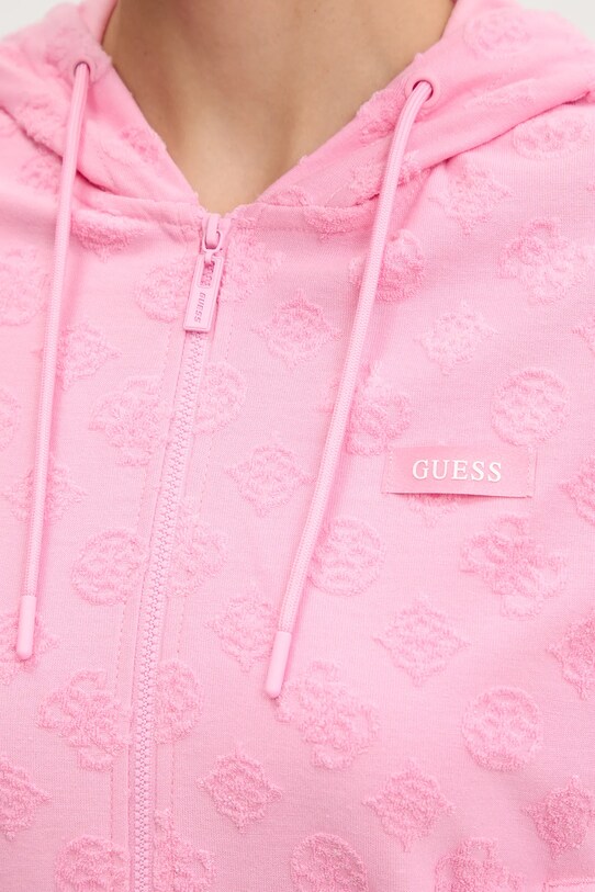 Mikina Guess PEONY V5GQ00.KCT02 ružová