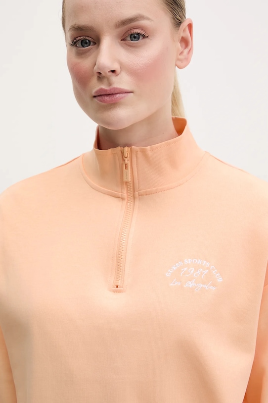 Guess bluză NIGELLA portocaliu V5GQ06.KCS01