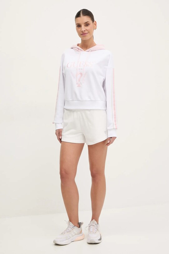 Guess felpa YARROW V5GQ17.KCRT1 bianco SS25