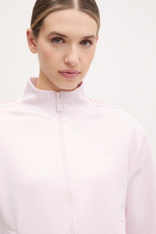 Guess bluza YARROW różowy V5GQ18.KCRU2