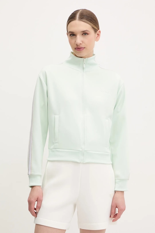 Guess bluza YARROW aplikacja zielony V5GQ18.KCRU2