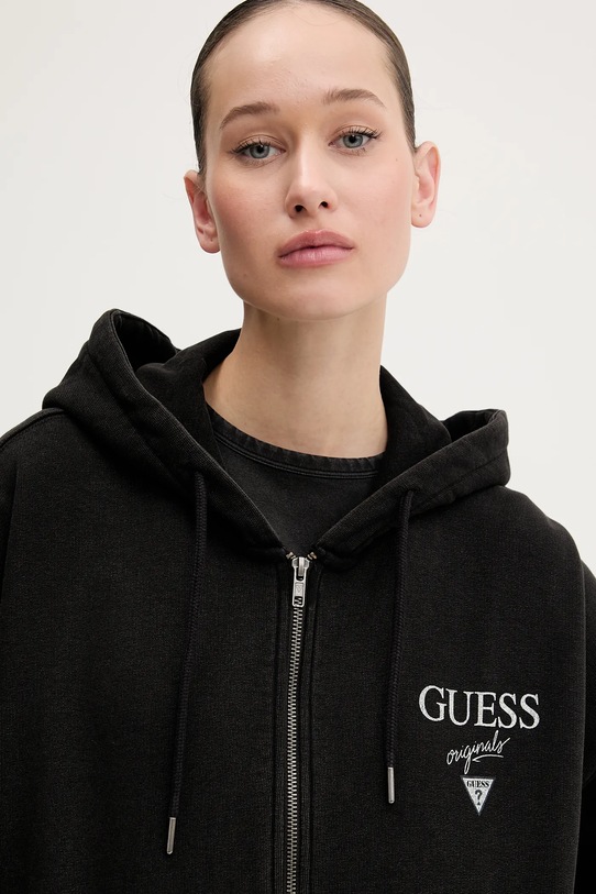 Guess Originals hanorac de bumbac negru M5GQ34.KCPR1