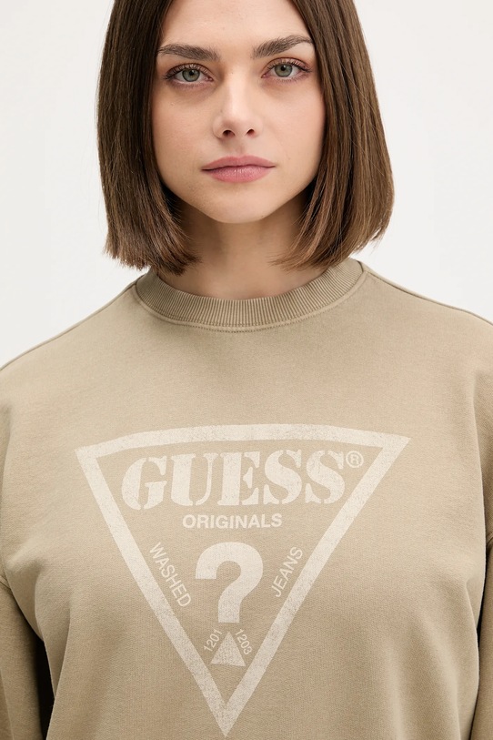 Bavlněná mikina Guess Originals béžová M5GQ35.K68I4