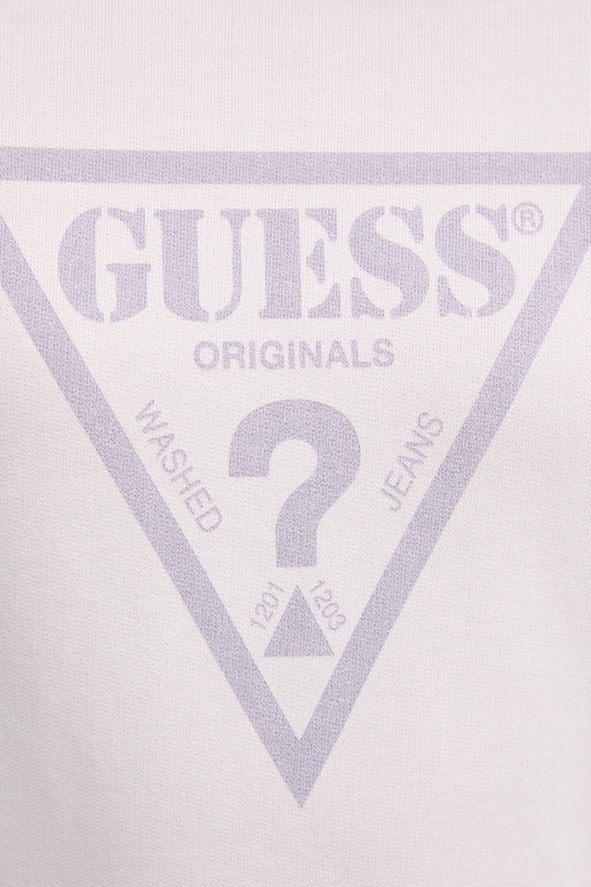Guess Originals felpa in cotone violetto W5GQ03.K68I4