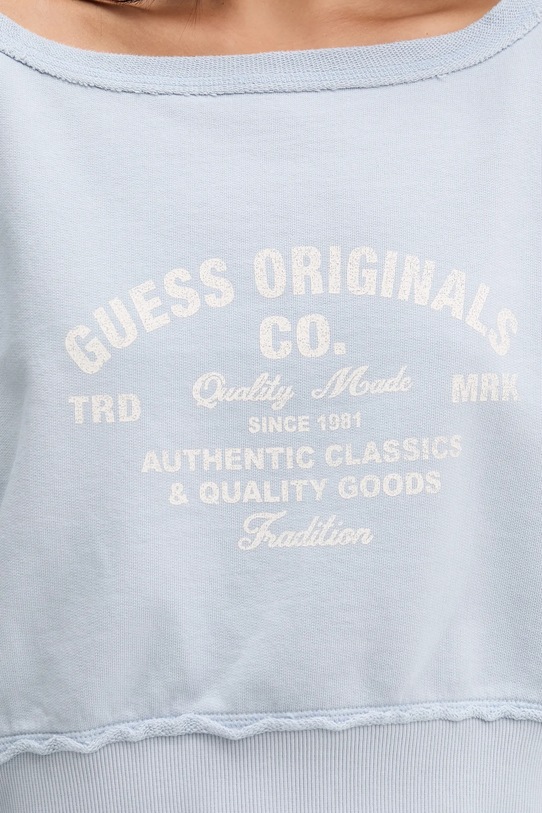 Guess Originals hanorac de bumbac W5GQ23.K68I4 albastru
