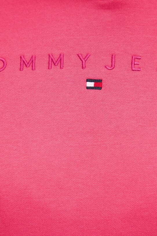 Суичър Tommy Jeans розов DW0DW20304