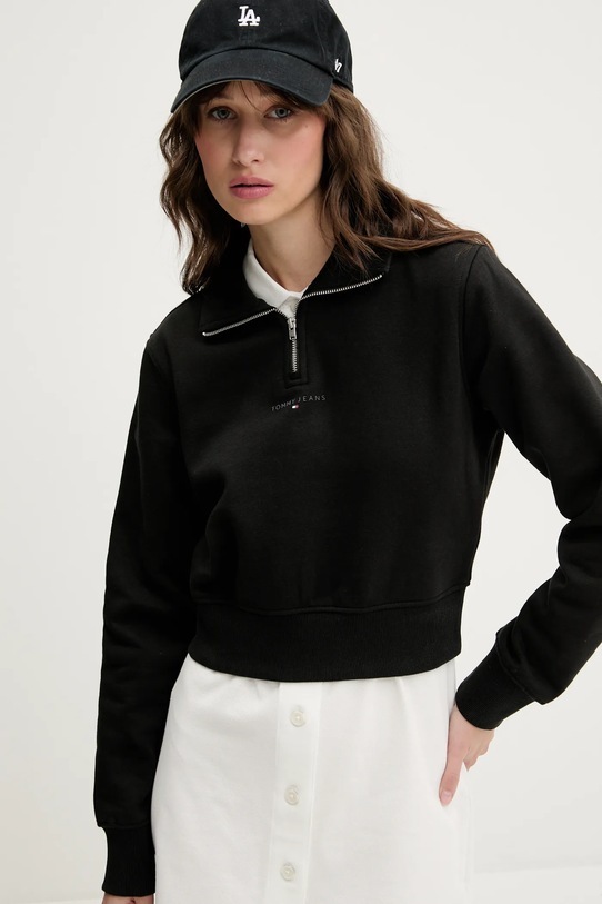 Tommy Jeans bluză negru DW0DW20305