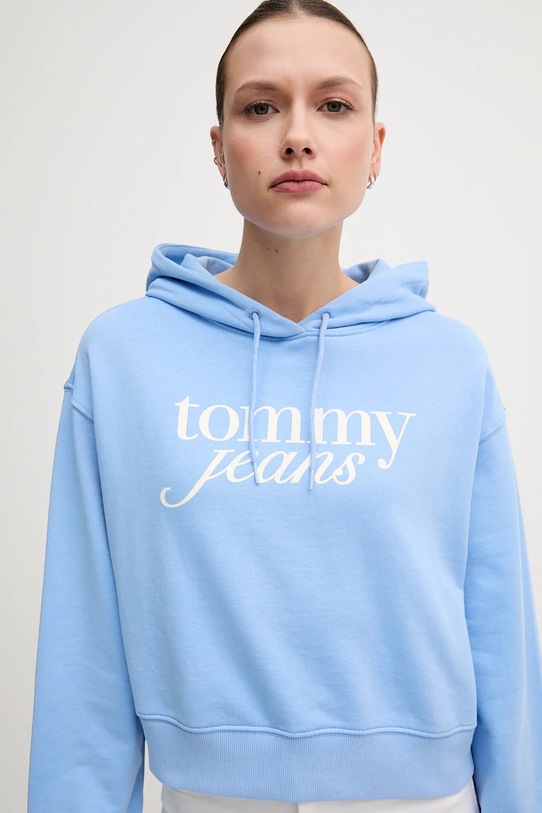 Oblečení Bavlněná mikina Tommy Jeans DW0DW20306 modrá