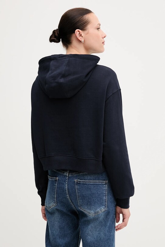Памучен суичър Tommy Jeans DW0DW20306 тъмносин SS25
