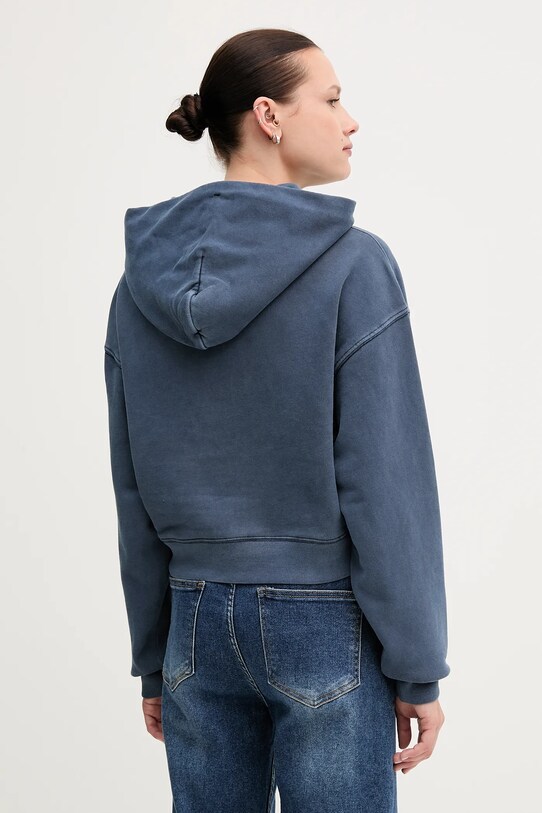 Tommy Jeans hanorac de bumbac DW0DW20311 albastru SS25