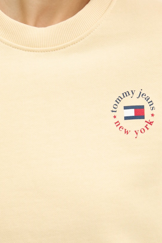 Хлопковая кофта Tommy Jeans DW0DW20639 жёлтый
