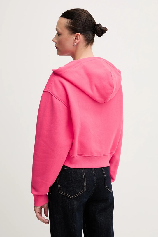 Хлопковая кофта Tommy Jeans DW0DW21355 розовый SS25