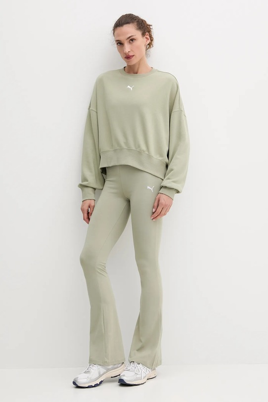 Puma bluza 629748 zielony AW25