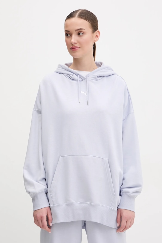 Puma bluza z kapturem niebieski 629751