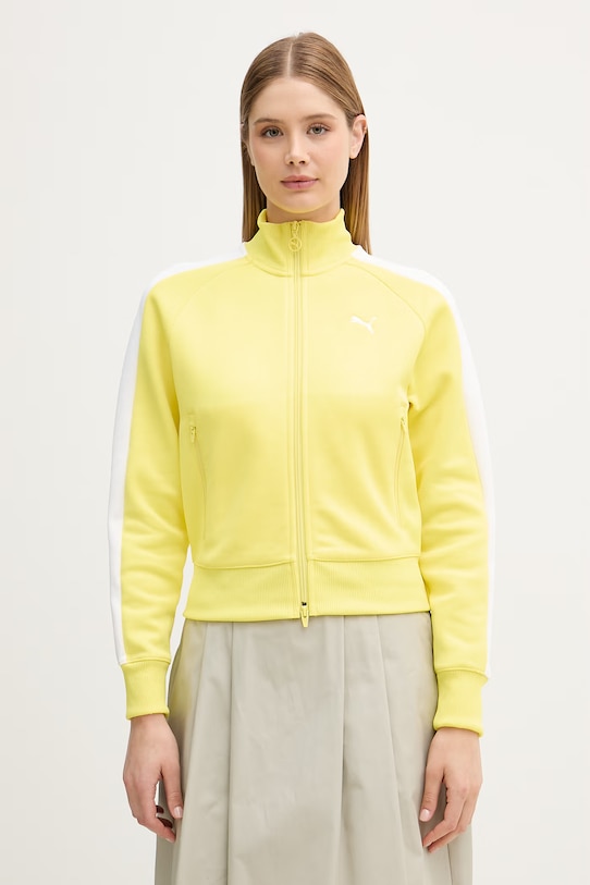 Puma bluza rozpinana damska Always on żółty 629796