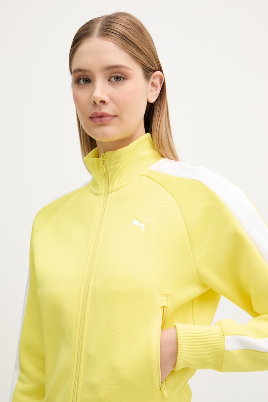Puma bluza rozpinana damska Always on żółty 629796