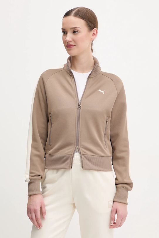 Puma bluza pozostałe brązowy 629796