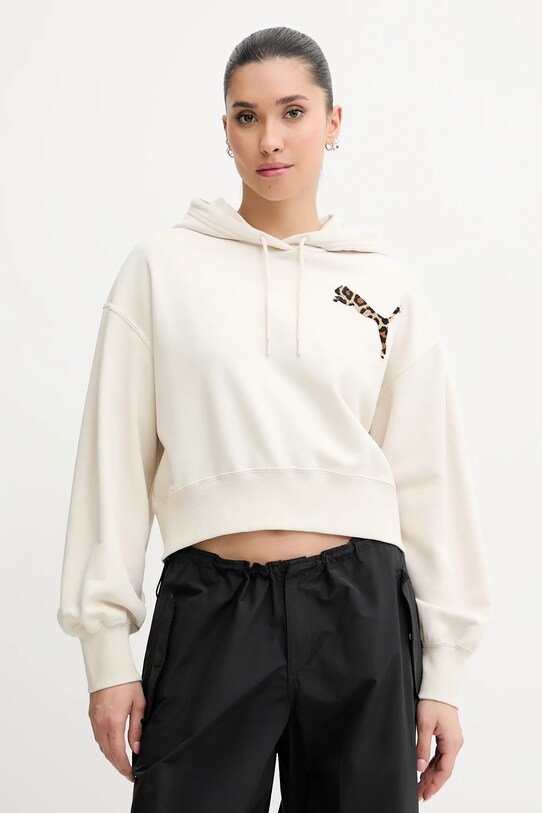Puma bluza pozostałe beżowy 632338