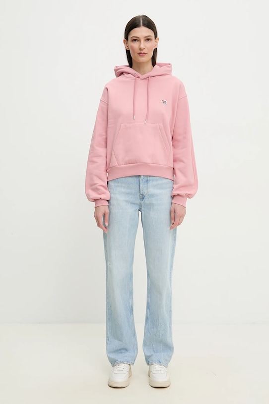 PS Paul Smith bluza bawełniana W2R.351V.M20616 różowy SS25