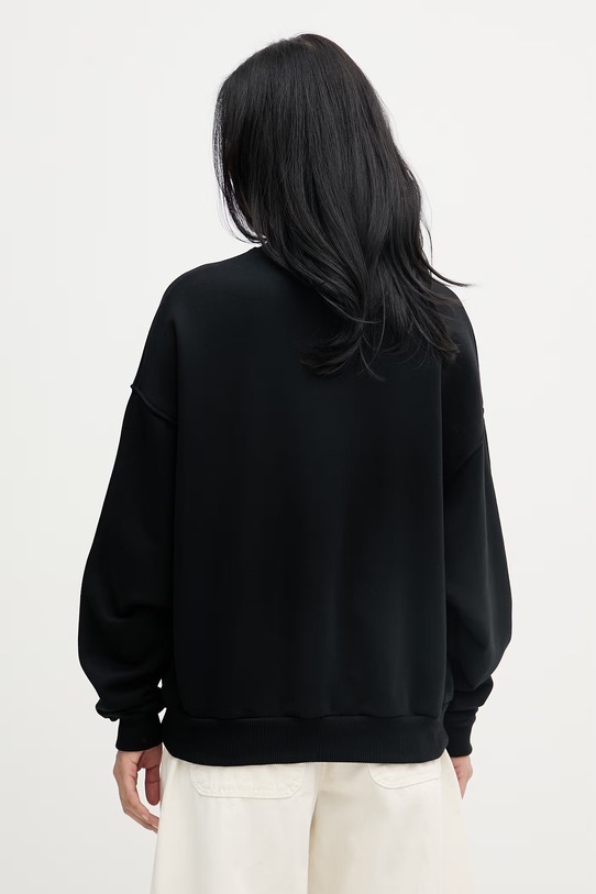 Odzież La Mania bluza damska z bawełną FUNKY czarny