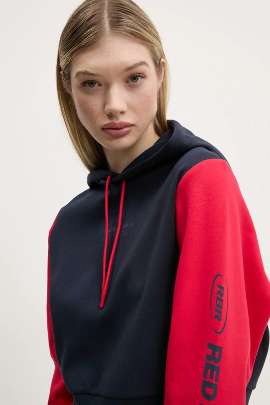 Red Bull Racing x Pepe Jeans bluza COLOUR BLOCK HOODY RL580007 bleumarin