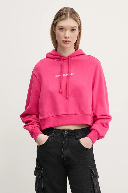 Кофта Red Bull Racing x Pepe Jeans CROPPED LOGO HOODY остальные розовый RL580008
