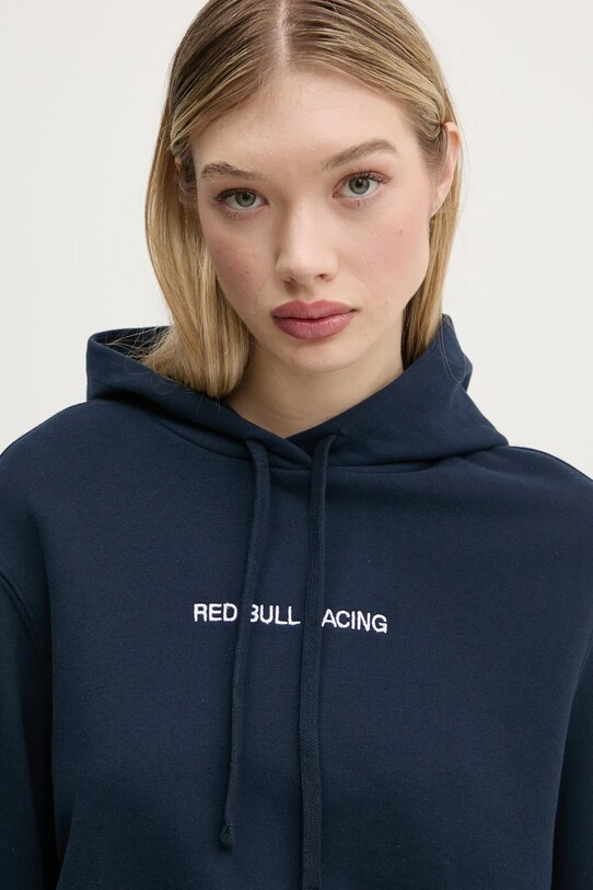 Кофта Red Bull Racing x Pepe Jeans CROPPED LOGO HOODY темно-синій RL580008