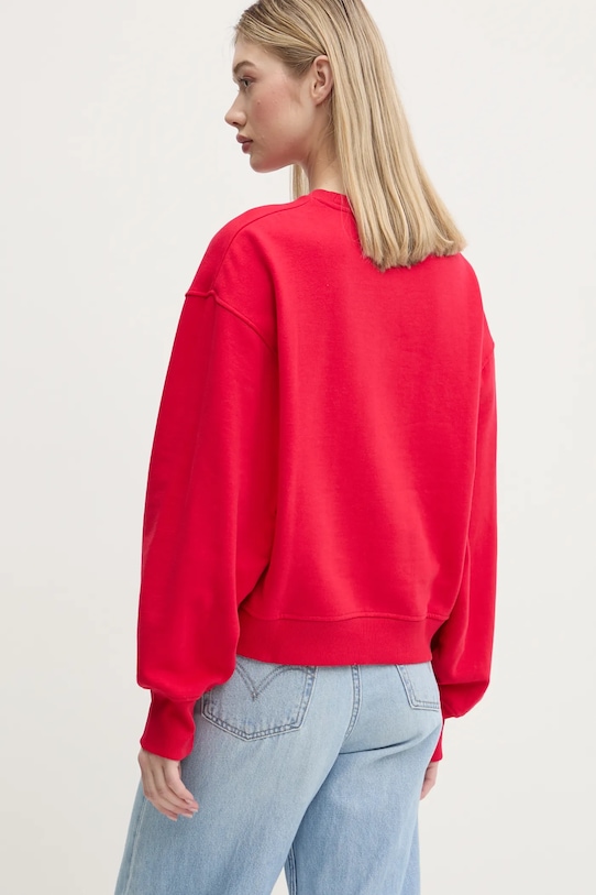 Odzież Red Bull Racing x Pepe Jeans bluza LOGO CREW RL580012 czerwony