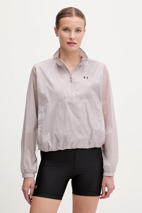 Under Armour jachetă de antrenament Rival cu captuseala roz 6000279
