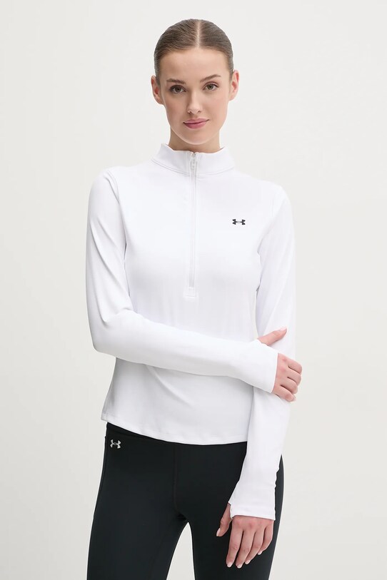 Pulover za vadbo Under Armour Motion Brez kapuce bela 6001618