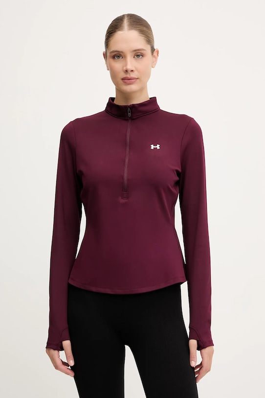 Under Armour bluza treningowa Motion z elastanem bordowy 6001618