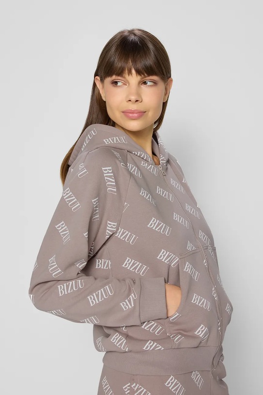 Mikina Bizuu IANA IANA.BEZOWY.KW25 oranžová SS25