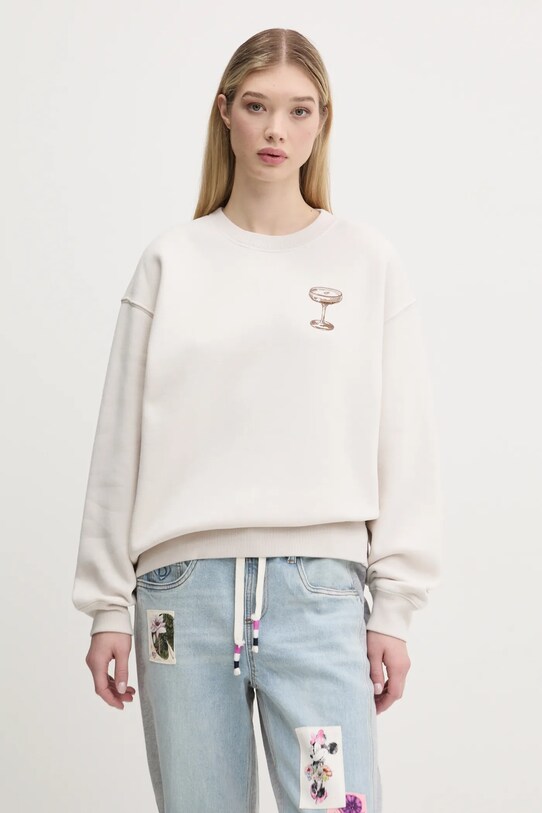 Oblečení Mikina Abercrombie & Fitch KI152.5076.178 béžová