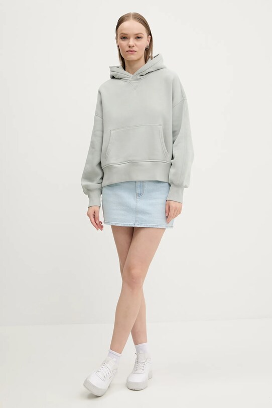 Mikina Abercrombie & Fitch KI152.5080.215 šedá SS25