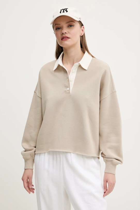 Abercrombie & Fitch bluza uni bej KI152.5113.425