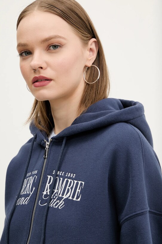 Abercrombie & Fitch felpa blu navy KI185.5011.205